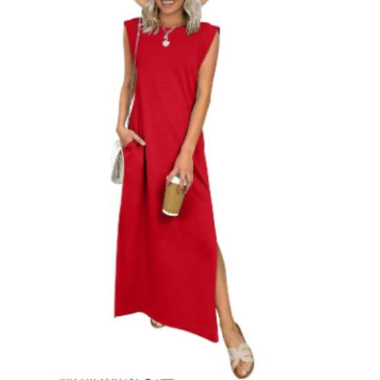 Popular Women's Summer Casual Loose Long Dress