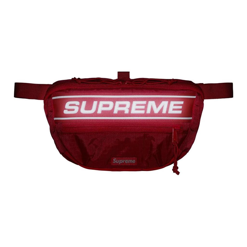 New Supreme Waterproof Nylon Crossbody Bag, Fanny Pack Regular Unisex Red SUP-FW23-0813