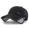 Spring and Summer Men's and Women's Sunshade Drawstring Fishing Baseball Cap Reflective Printed Cap