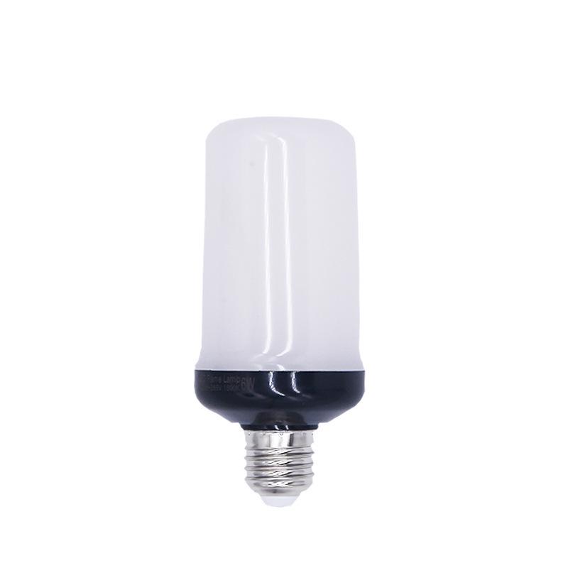 LED Flame Light: Simulated Flickering Flame Bulb for Christmas Atmosphere, Black Background