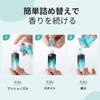 Segbeauty Atomizer 10ml Five Colors Group Refillable Spray Mini Suitable for Perfume Spray Gradient Blue Red Blue Purple 5-Pack, B, Glass, Push-Type,