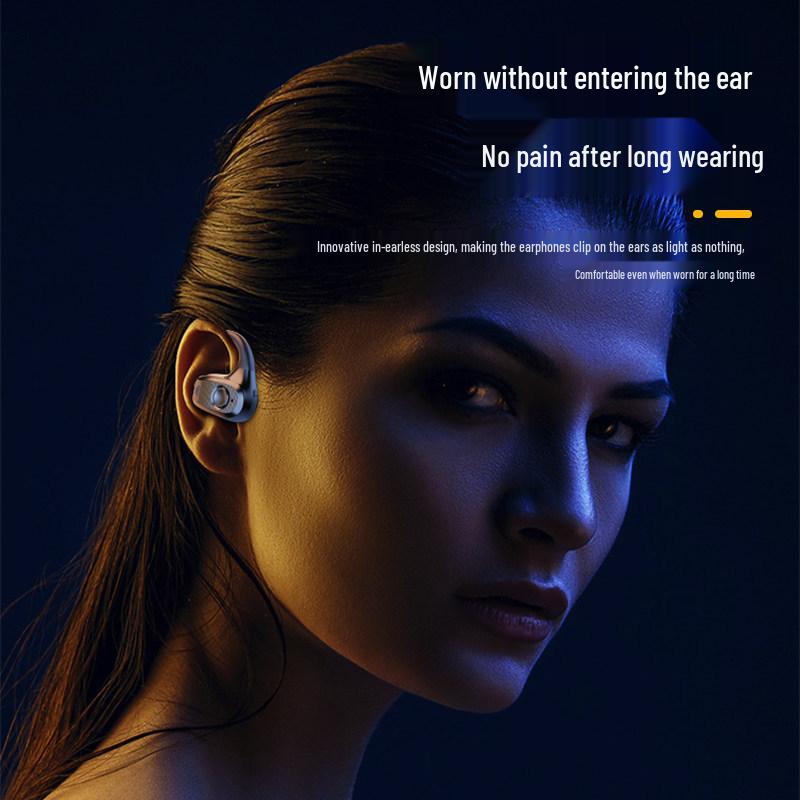 2025 Open-Ear Bluetooth Headphones, HD Calls, Ultra-Long Battery, Comfortable In-Ear Design for Right Ear