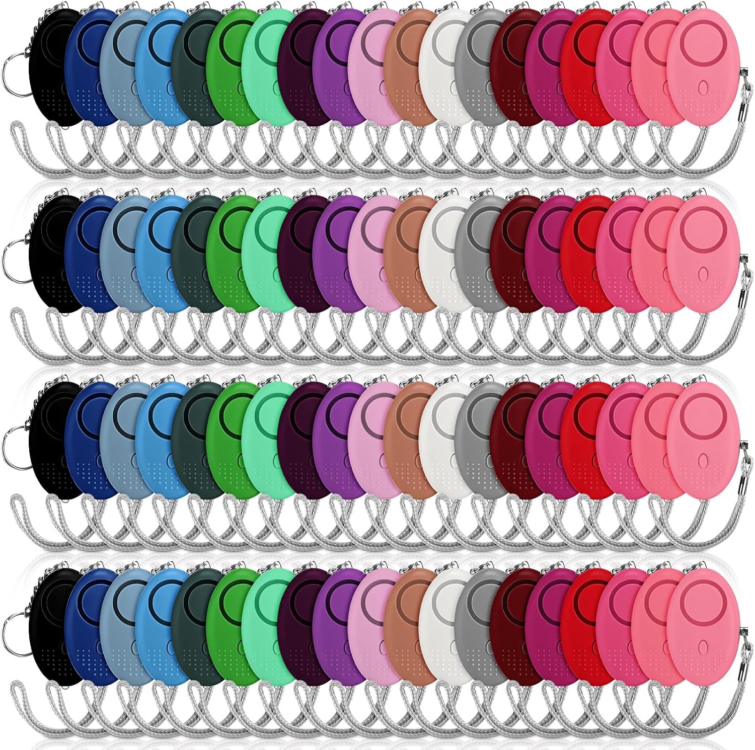 

130DB Personal Alarm with LED Light Emergency Safety Alert for Women Kids Elderly mix 1pcs