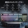 HUO JI Wired Gaming Keyboard with Numeric Keypad, Mechanical-Style Design, Rainbow LED Backlight, Waterproof Design, Ergonomic Floating Keys,