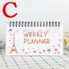 1Pcs Notebook Portable Agenda Diary Journal Weekly Monthly Planner School Supplies Stationary Organizer Schedule Writing Pads