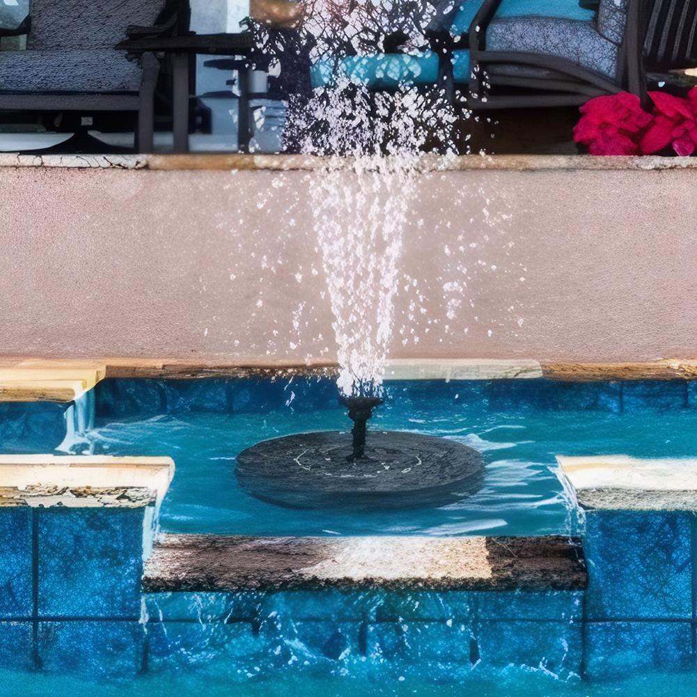 1.2W Solar Fountain Pump Solar Bird Bath Fountains Solar Powered Water Fountain for Bird Bath Ponds Garden Fish Tank and Outdoor