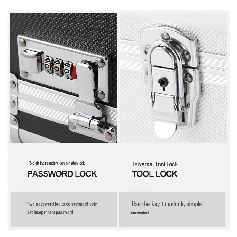 JINGKU Lockable Aluminum Alloy Multi-Purpose Case