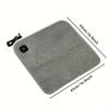 3-Level Adjustable Temperature USB Portable Heating Seat Cushion | Gray Oxford Fabric Material for Outdoor Heated Chair and Back Support Pad