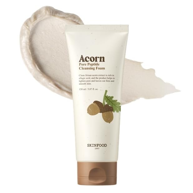 

SKINFOOD Acorn Pore Peptide Cleansing Foam Facial Cleansing Foam