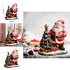 Figurina in Resina di Babbo Natale e Albero di Natale Decorazione per la Casa Regalo per le Festività di Halloween