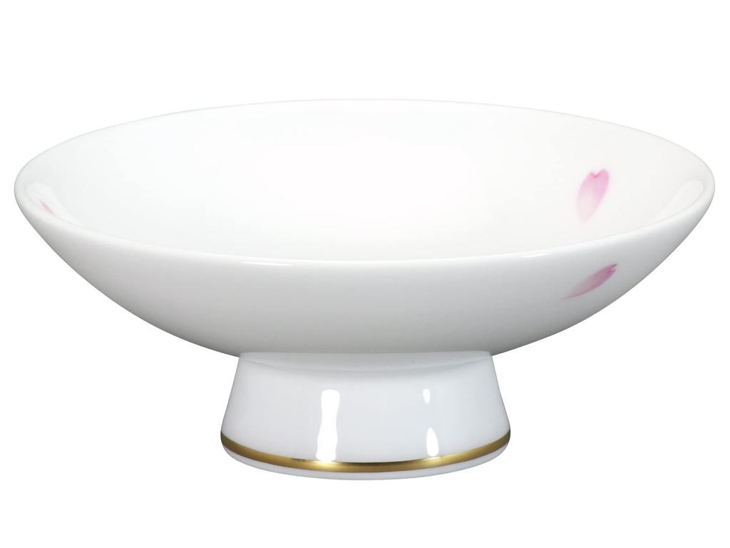 Okura Pottery [Hand-painted] Sakura No. 242 Sake Cup, Approx. 80cc, Made in Japan, 242S/C303