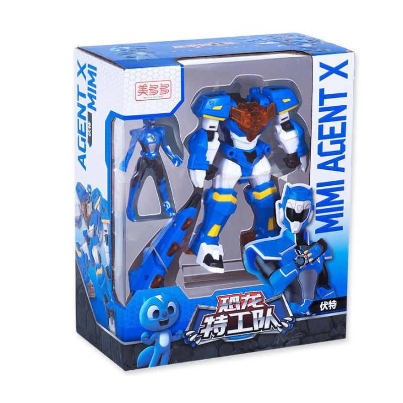 Mini Force X Dinosaur Transformers Toy For Kids With Handoperated Deformable Robot Model