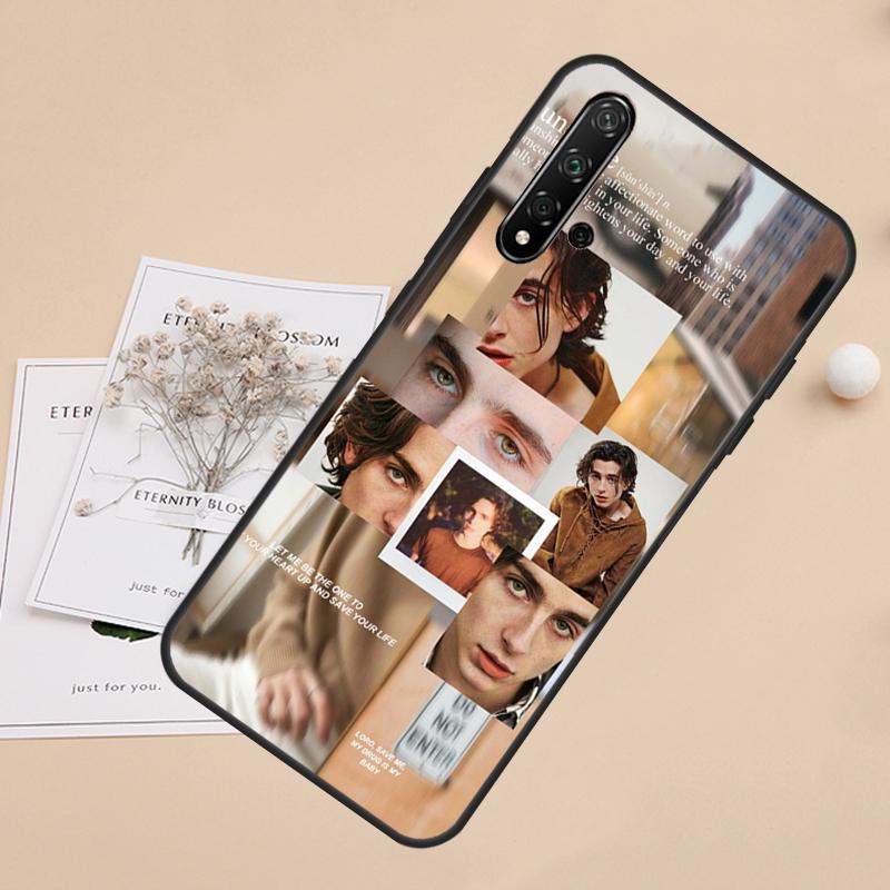 Timothee Chalamet For Huawei Nova Y91 Y61 Y60 Y70 Y72 Y73 Y90 9 10 SE 7i 8i 11i 12i P30 P40 Lite P60 Pro Case