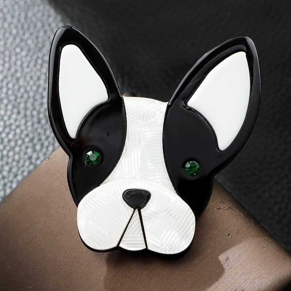 

Акриловая брошь в виде собаки, модная сумка для одежды с животными, булавка для корсажа