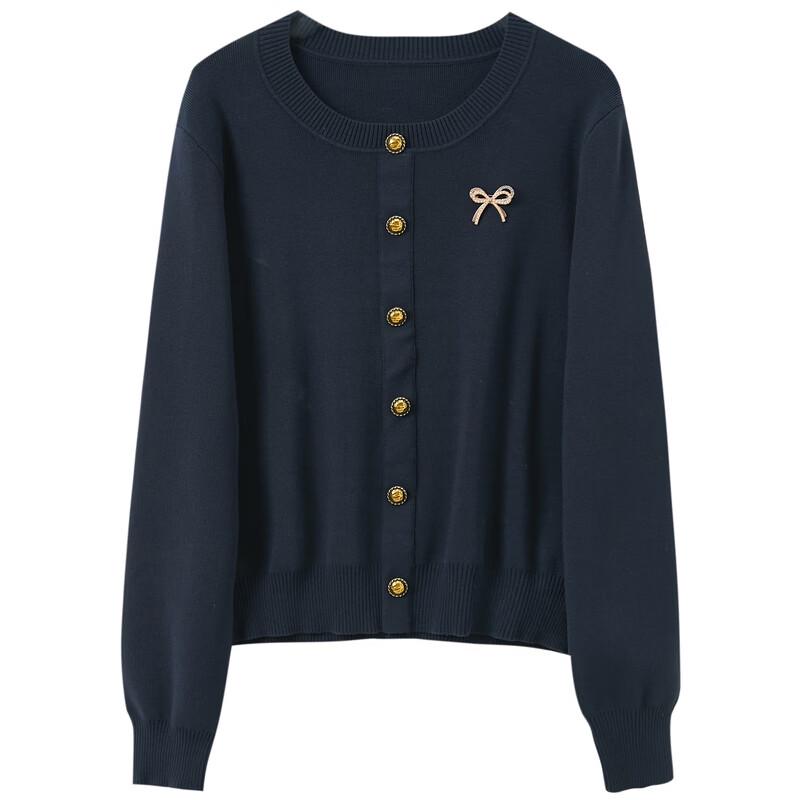 Sancai Women's Plus Size Loose Fit Round Neck Knit Pullover