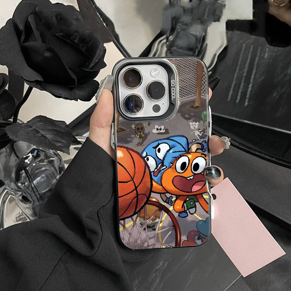 

J-Gumball and Darwin Phone Case For IPhone 16 17 15 14 12 13 Pro Max Black Color Shockproof Cover iPhone14Pro