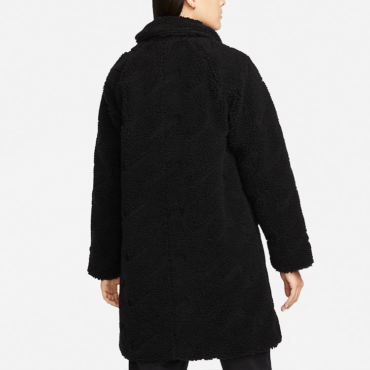 Nike Womens Sportswear Icon Clash Long Jacket (Asia Sizing) Black Women Streetwear DD5089-010