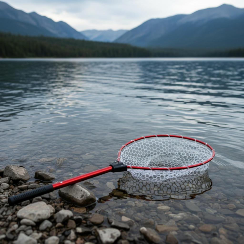 Telescopic Landing Net Portable Fishing with Silicone Bag catchFriendly Easy