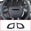 ABS Karbonfaser-Stil Auto-Lenkrad-Knopfrahmen-Verkleidung für Land Rover Range Rover Evoque 2012-2017 Auto-Innenraum-Modifikation Dekorativ