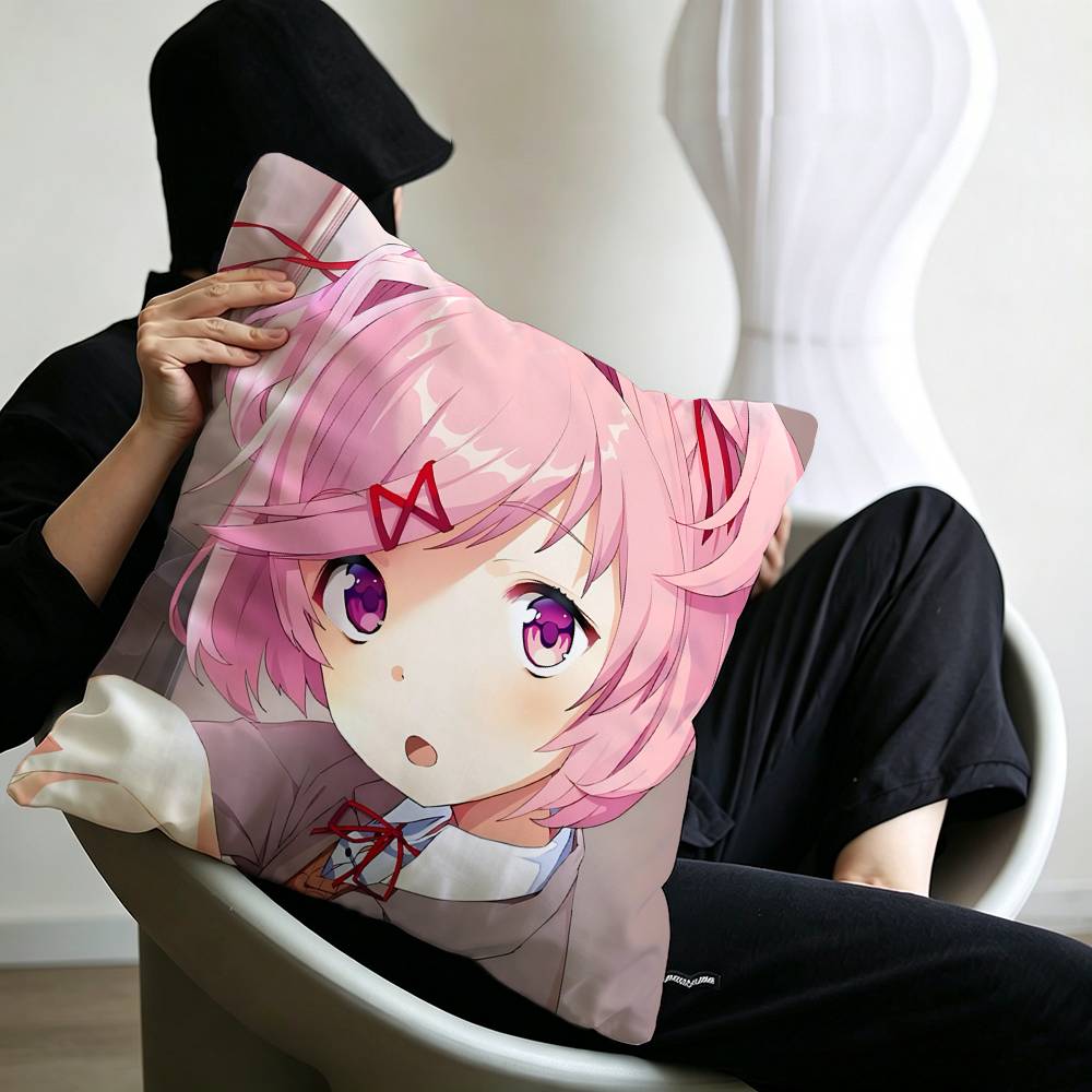 Natsuki Doki Doki Pillow Gift Home Office Decoration Bedroom Sofa Car Cushion Cover case x