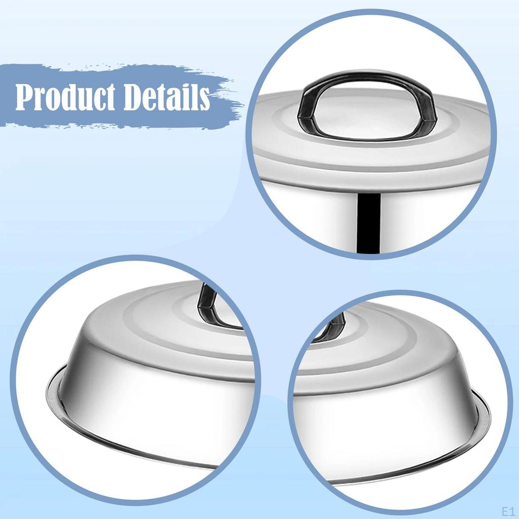 12.60inch Pot Lid Replacement Cheese Melting Dome for Outdoor