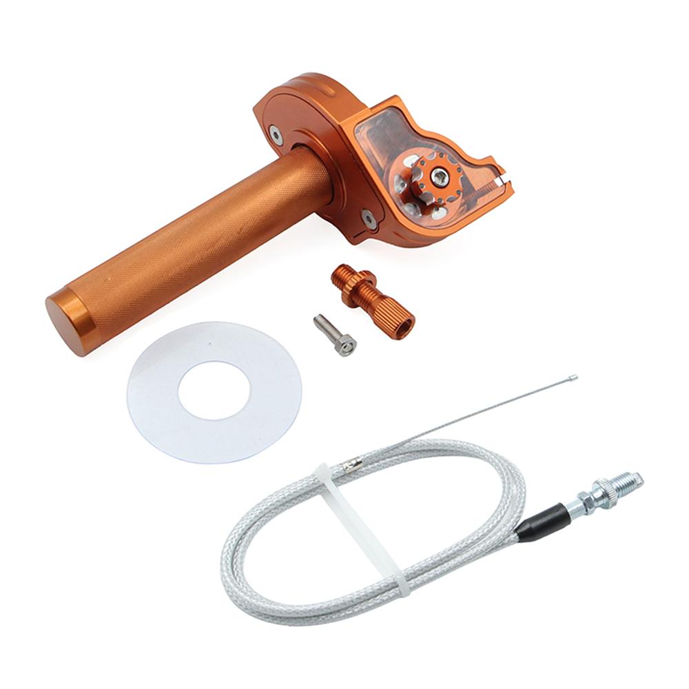 Universal CNC Aluminum Accelerator Throttle Twist Grips Handlebars M10*1.5 For Dirt Pit Bike Moped Scooter Quad ATV Motorcycle