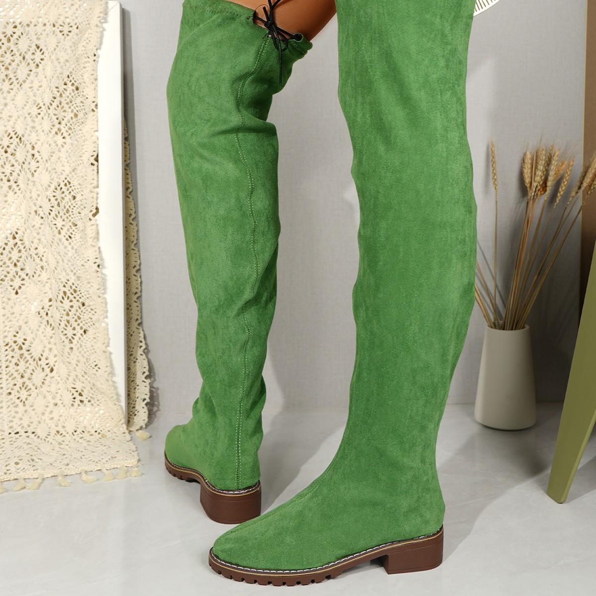 

Леопардовые высокие сапоги женские туфли на каблуках замшевые зимние массивные туфли зима 2024 тренд готика выше колена мода челси ботинки женские 40