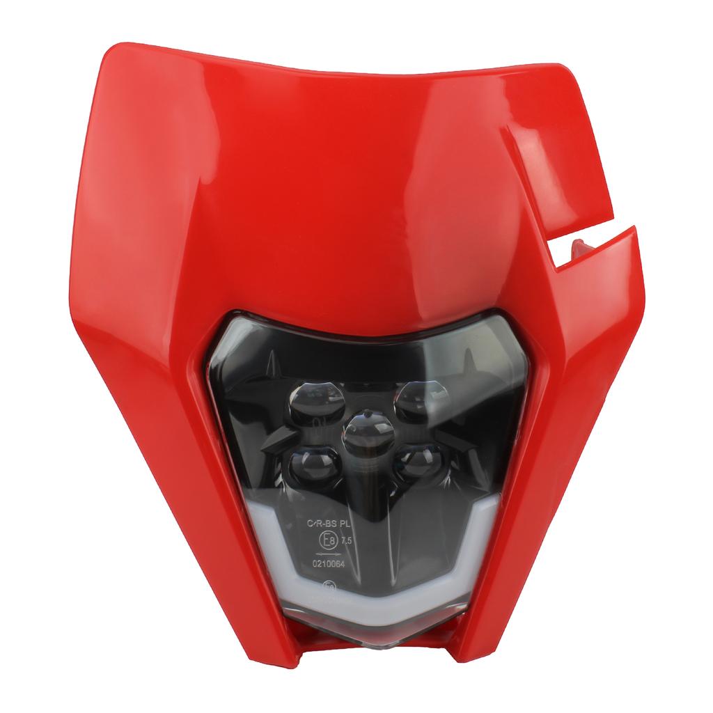For KTM Headlight Plate Motorcycle Dirt Bike Led Headlights Enduro EXC 300 XC SX 125 250 350 450 Motocross Headlamp