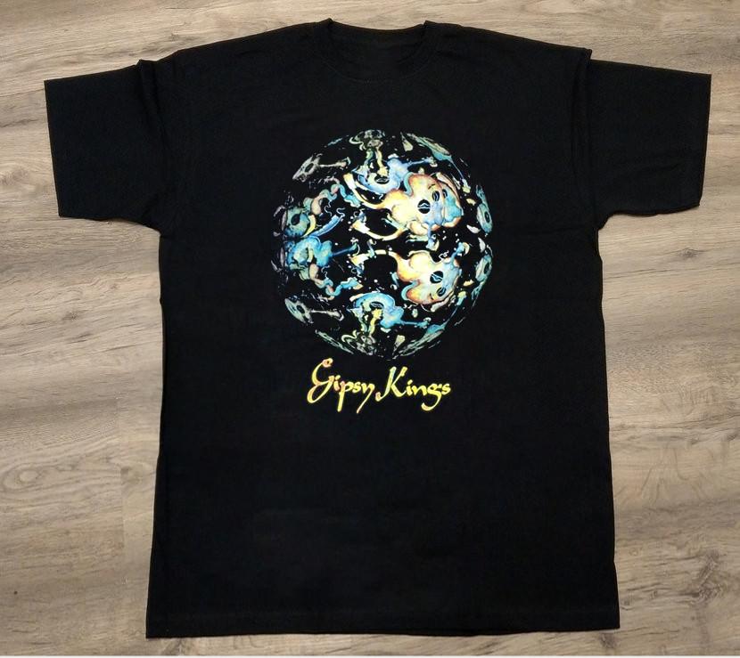Gipsy Kings Band Este Mundo World Tour Unisex T-Shirt Cotton Unisex T-Shirt XL