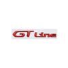 SQOB1 3d metal Car Sticker GT Line Emblem Sticker Rear Trunk Sticker For Proceed GT LINE Peugeot 206 207 208 308 408 508 5008 3008