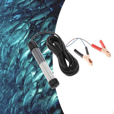 Submersible Fishing Light Super Bright 20W with 5M Cord Clip Sea