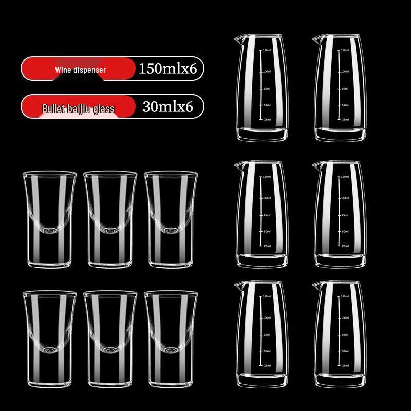 Glasdekanter und Weinkrug-Set