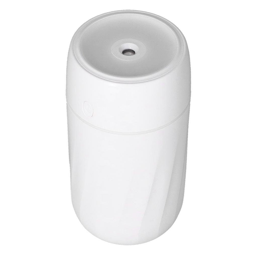 300ml Mini Luftbefeuchter Tragbar Bunte Lichter USB Luftbefeuchter für Zuhause Schlafzimmer Büro AutoWeiß