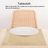 4 Pcs Placemat Fashion PVC Dining Table Mat Plate Pads Coasters Table Cloth Pad(Gold)