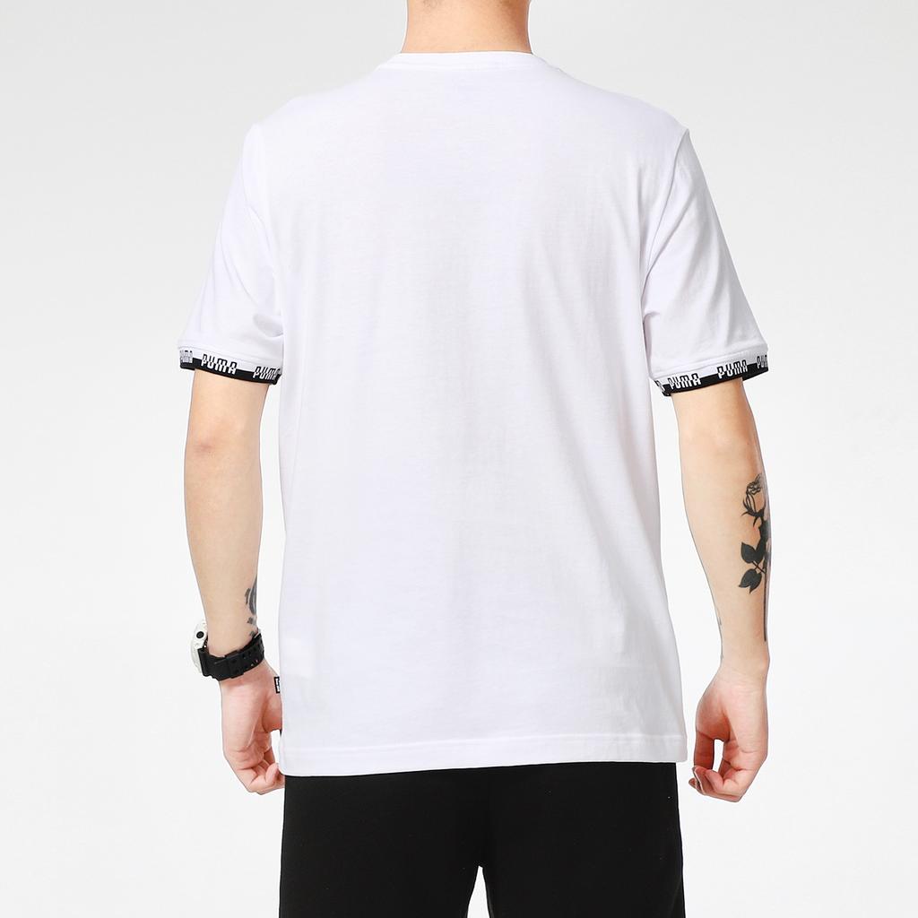 PUMA Short Sleeve T-Shirt 'White' Men's 855985-02