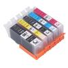 Ink Cartridge 280 281 Smooth Output Cartridge Combo Pack Replacement for PIXMA TS702 TR7520 5 Colors BK BK C M Y