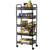 Changbaosen 4-Tier Metal Mesh Rolling Utility Cart