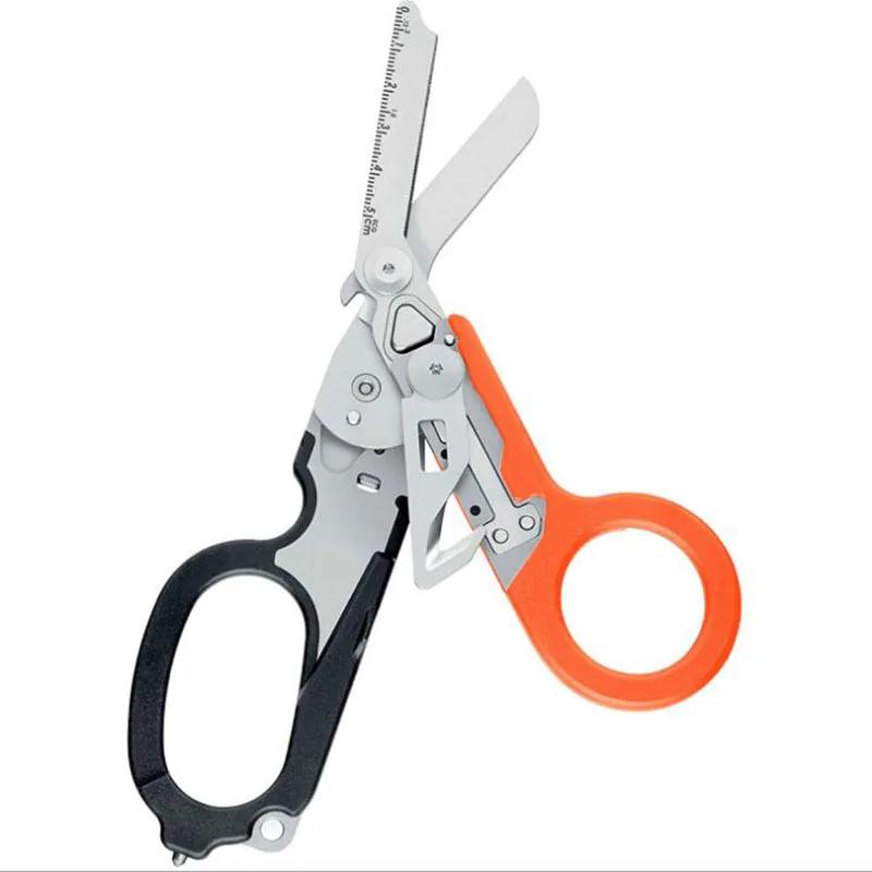 Raptor Emergency Response Shears Multifunctional Scissors with Strap Cutter and Glass Breaker with Compatible Holster