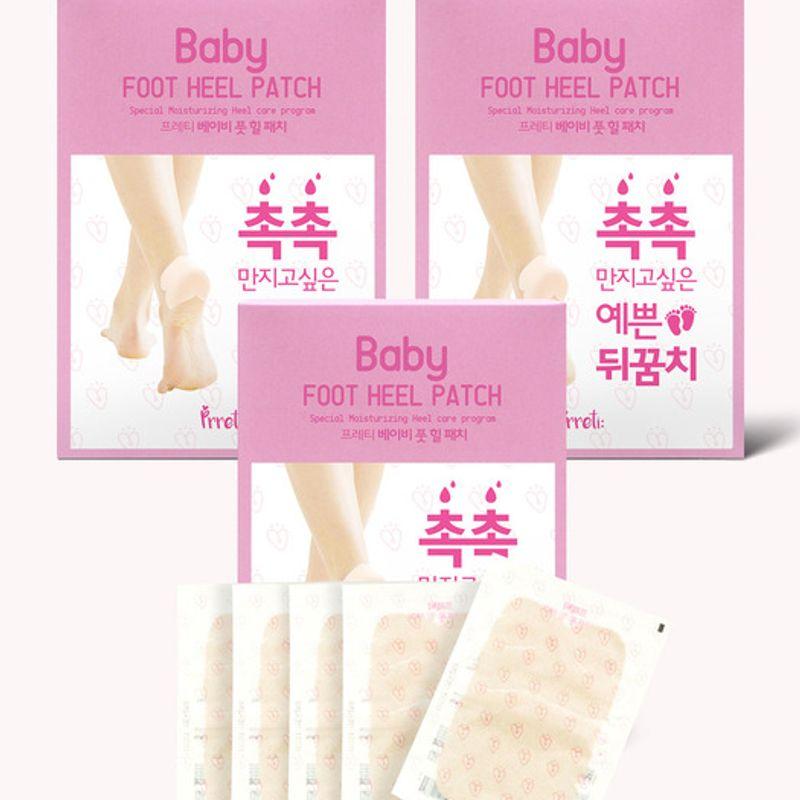 [Pretty] Baby Foot Heel Patch (10 sheets, 3 packs)