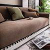 Luxury Chenille Sofa Cushion Cover, Non-Slip Sofa Protector for Double Sofa, Multiple Sizes