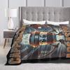 Italian Brainrot Cappuccino Assassino Fun Cappuccino Meme Blanket Soft Funny Plush Throw Blanket For Flannel Bedspread Bed Cover
