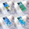 Frutiger A-Aero Art For iPhone 17,16,15,14,13,12,11 Pro,Max,Plus,X,XS,XR,SE4,E Mini Transparent Soft Cover Phone Case