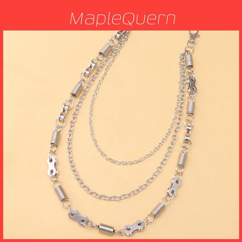 Hip Hop Metal Waist Chain For Men Women Streetwear With Lobster Clasp 50cm