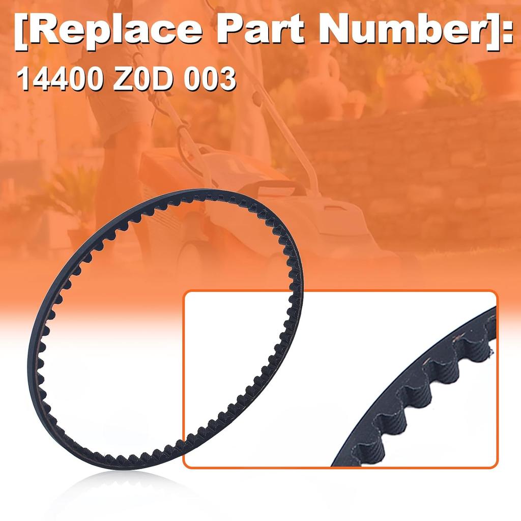 Zahnriemen für Honda EB2000i EU2000i EU2200i GX100UT Generatoren # 14400-Z0D-003, Zahnriemen.