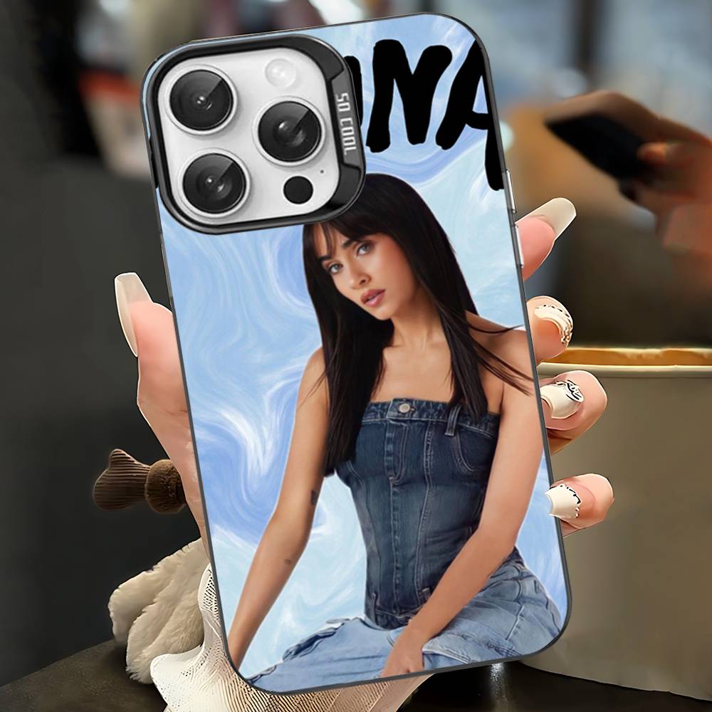 

Spanish Singer Aitana Ocana Phone Case Color Silver Shell For IPhone 17 16 15 14 13 12 11 Pro Max Plus iPhone 16 pro