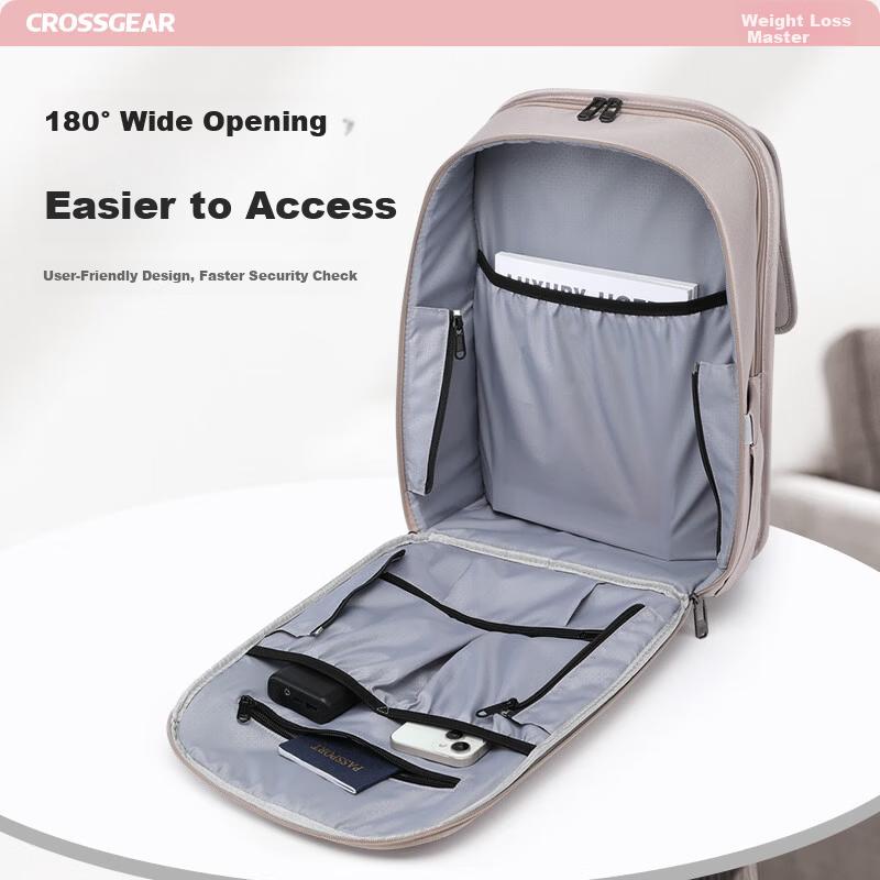 CROSSGEAR Mochila para Laptop de 16 polegadas com Medalha Cruzada Master Perda de Peso Casual Unissex Mochila Escolar para Computador Estudante Bolsa de Viagem de Negócios