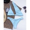 Sexy Bikini Set Badeanzug Weibliche 6 Farbe Tanga Frauen Bademode Solide Badeanzug Micro Bikini Biquini Schwimmen Anzug