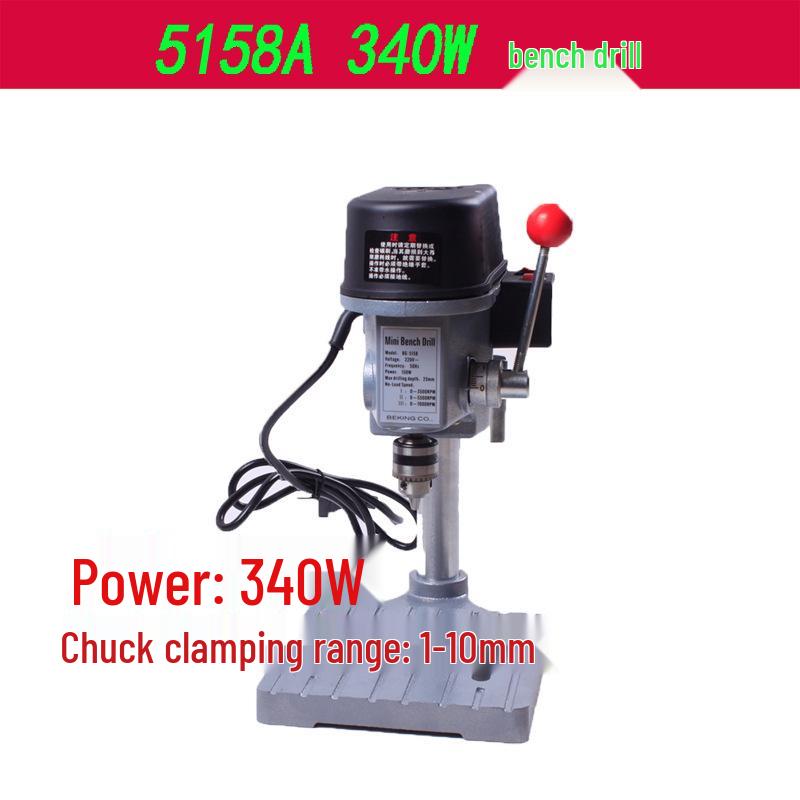 Mini Precision High-Speed Bench Drill: Multifunctional Compact Tabletop Press for Bead Making and Milling