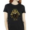 DC Comics Womens/Ladies Black Adam Rising Golden Symbols Cotton Boyfriend T-Shirt