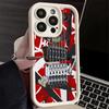 Phone Case for iPhone 17 Air 16E 15 16 Pro Max Eddie Van Halen Graphic Guitar Cover 14 Plus 13 12 Mini Soft Shell Silicone Funda